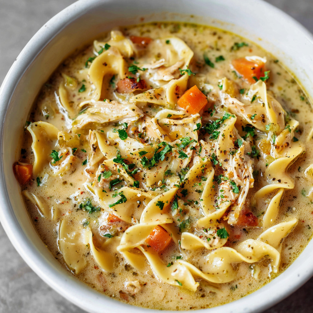 Crack Chicken Noodle Soup