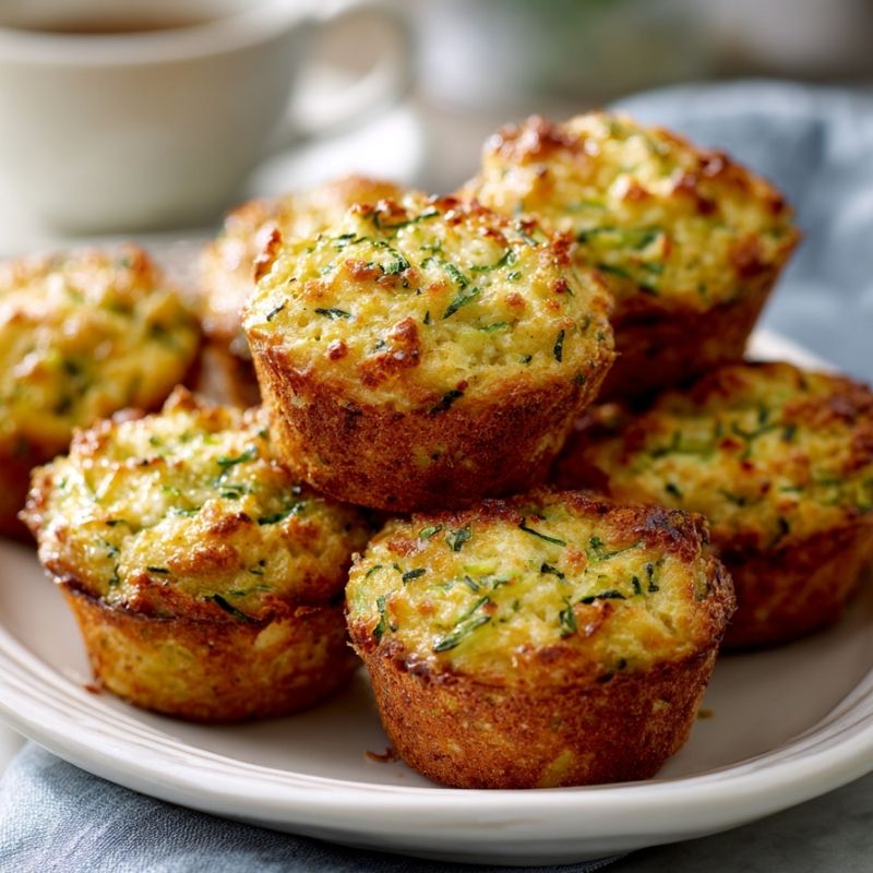 Hearty Parmesan Zucchini Muffins