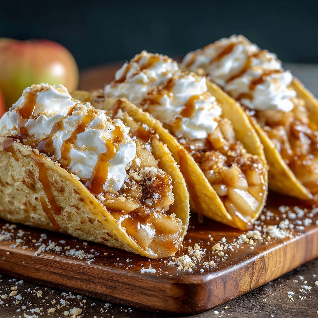 Delightful Apple Cheesecake Tacos