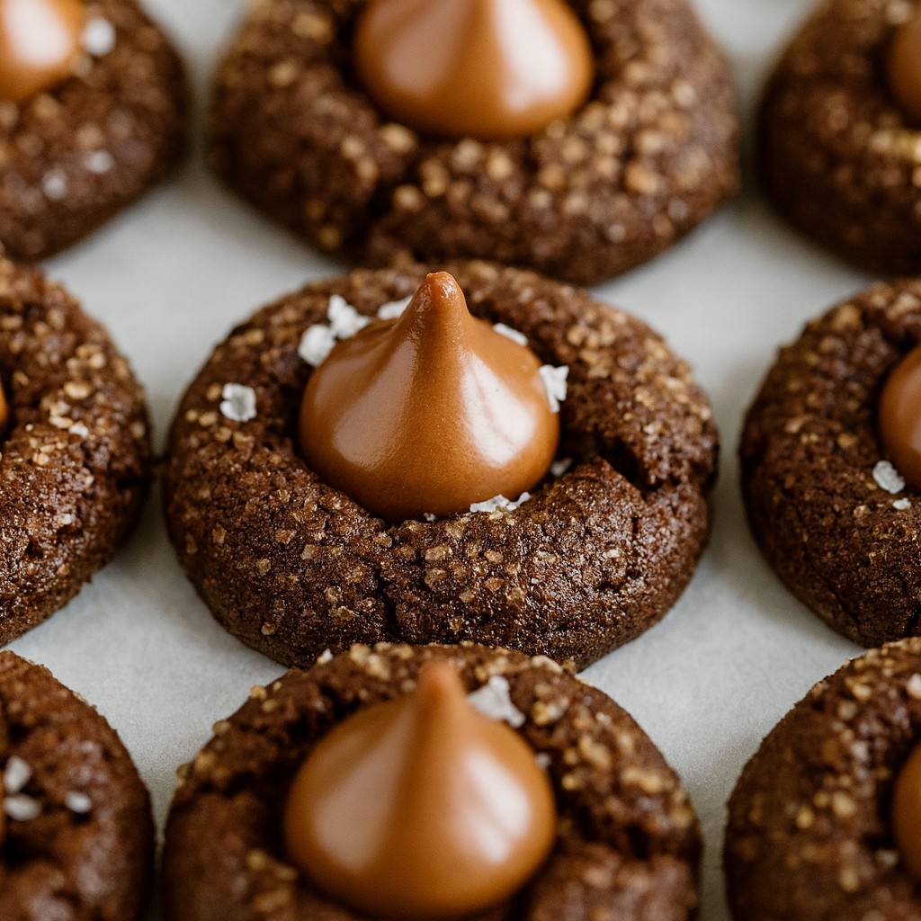 Dreamy Chocolate Caramel Blossoms