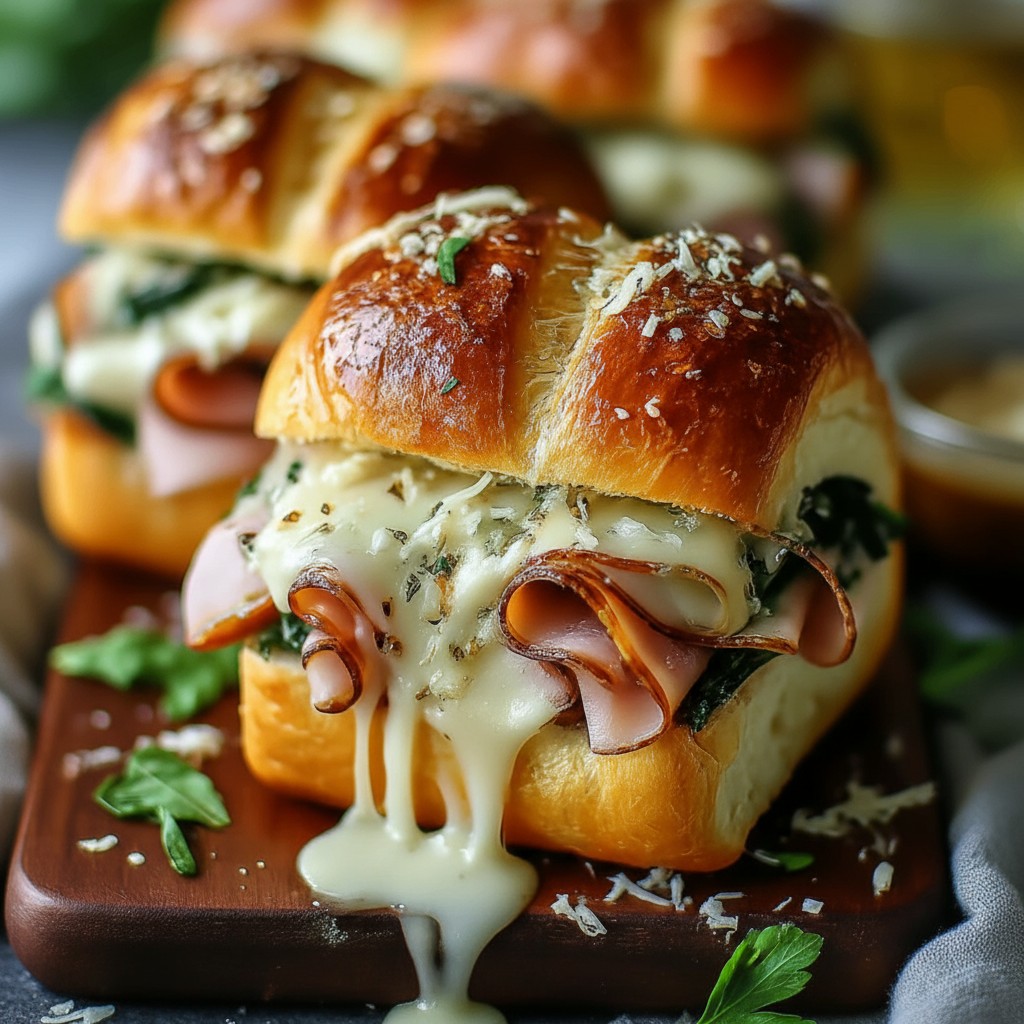 Loaded Hot Roll Sandwiches