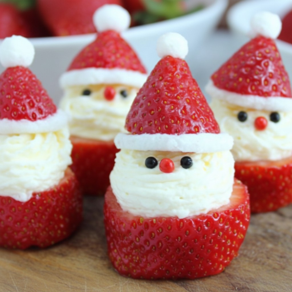 Adorable Strawberry Santas