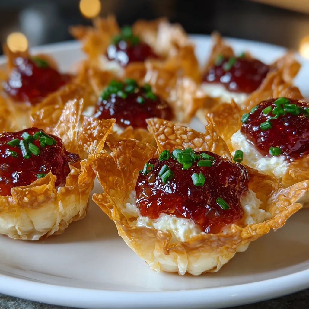 Soft Pepper Jelly Cream Cheese Appetizer Dip And Bites