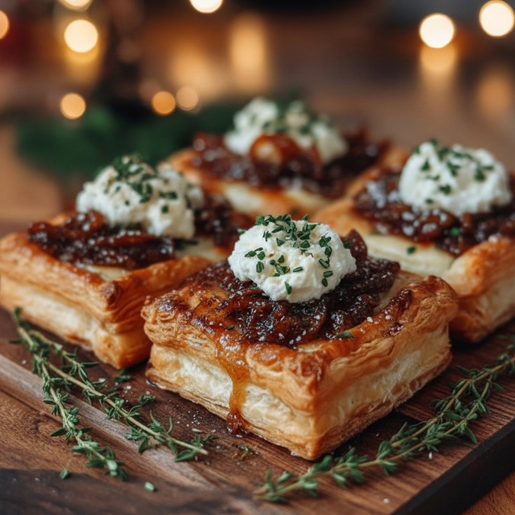 Irresistible Caramelized Onion And Goat Cheese Tarts