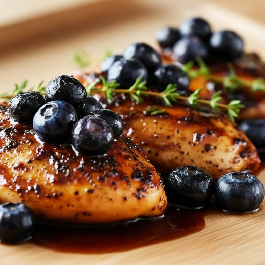Juicy Blueberry Thyme Chicken