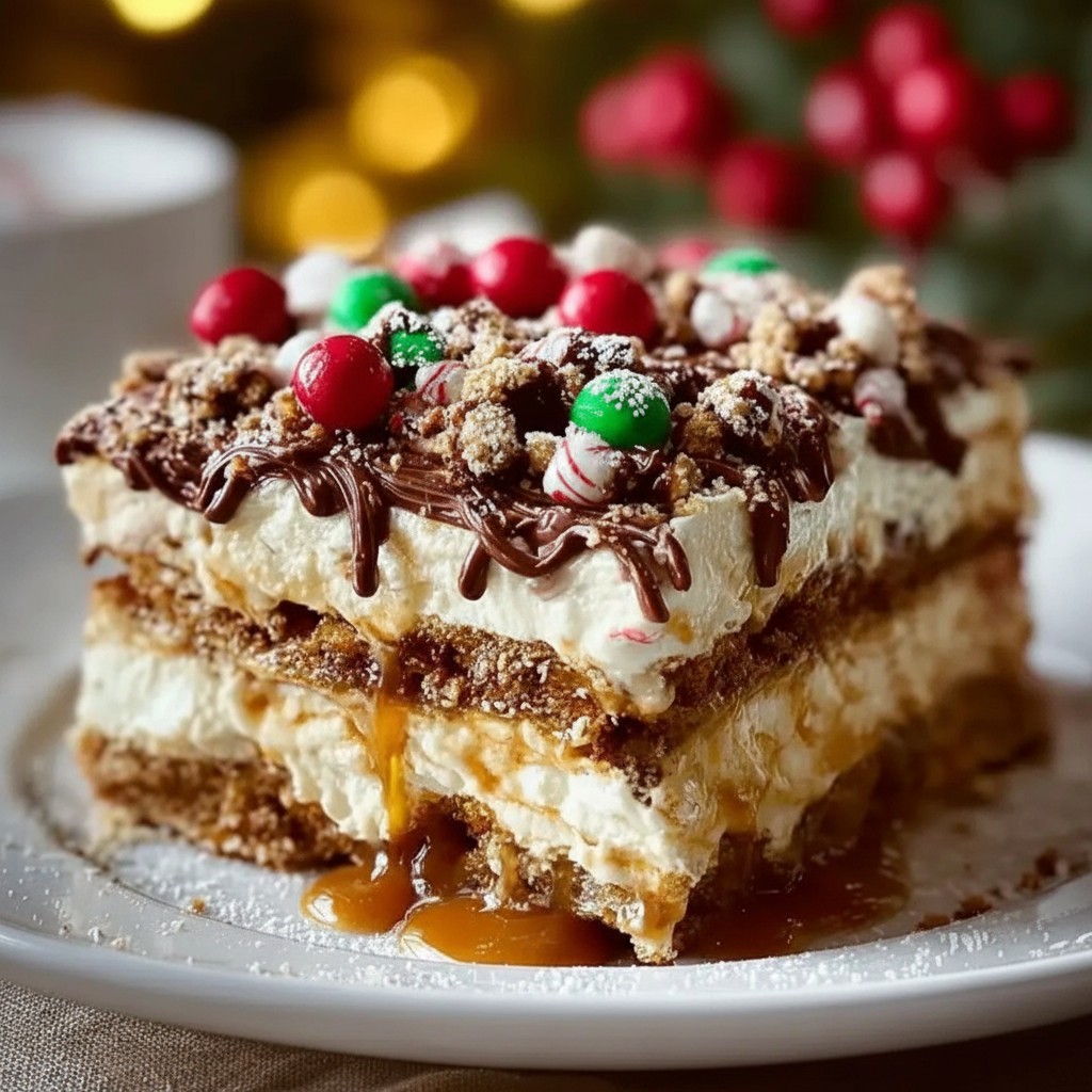 Decadent Christmas Cookie Lasagna