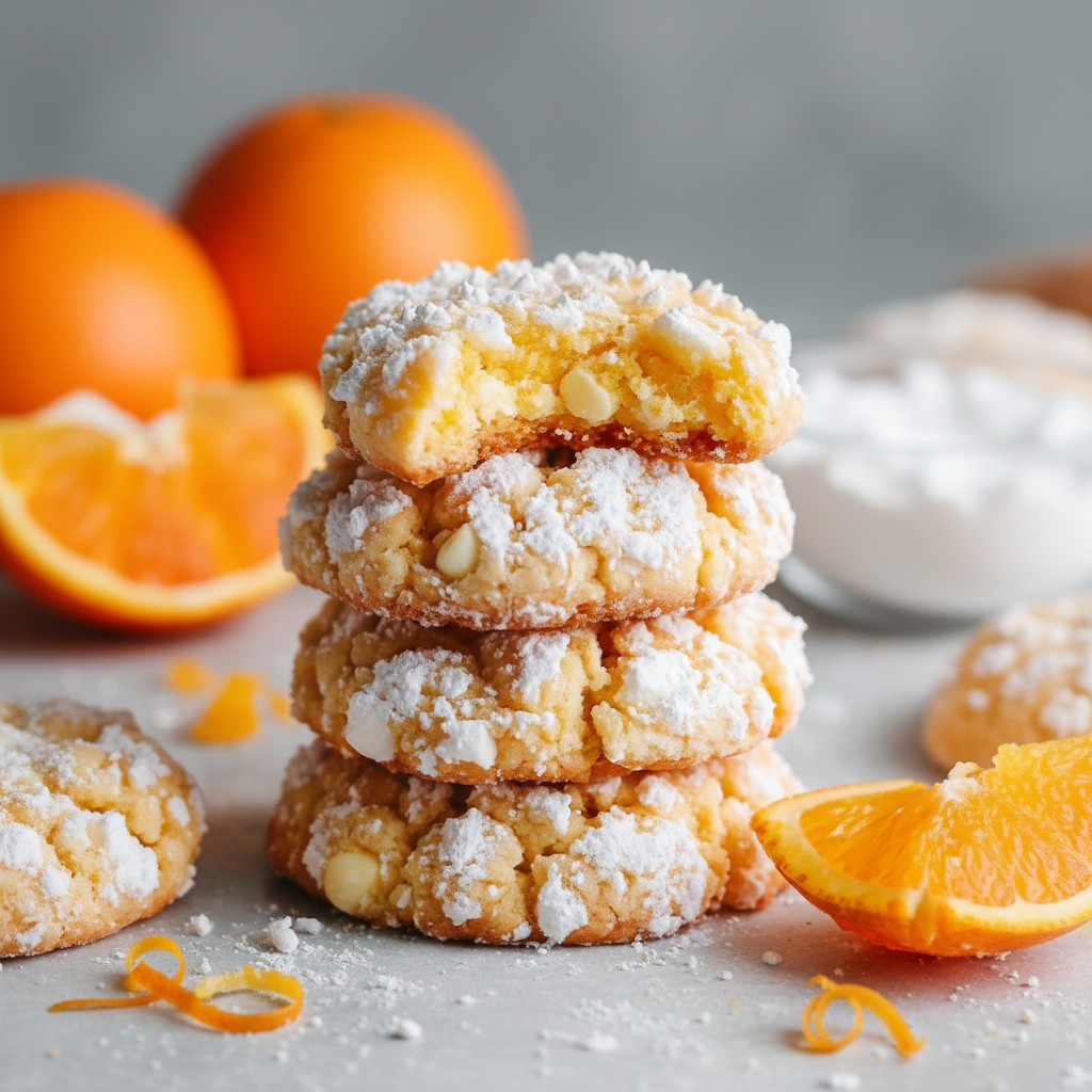 Easy Orange Creamsicle Cookies