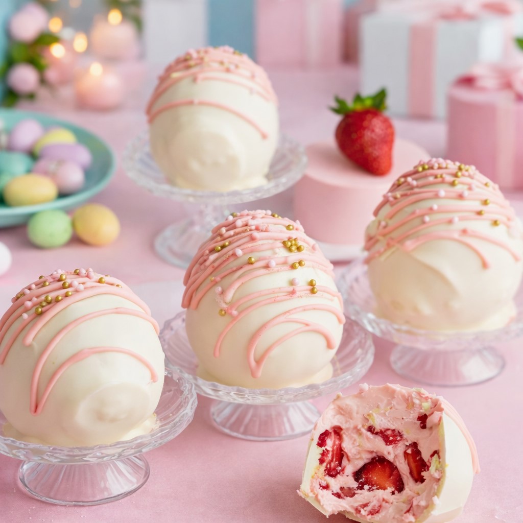 Delightful Strawberry Shortcake Easter Egg Bombs